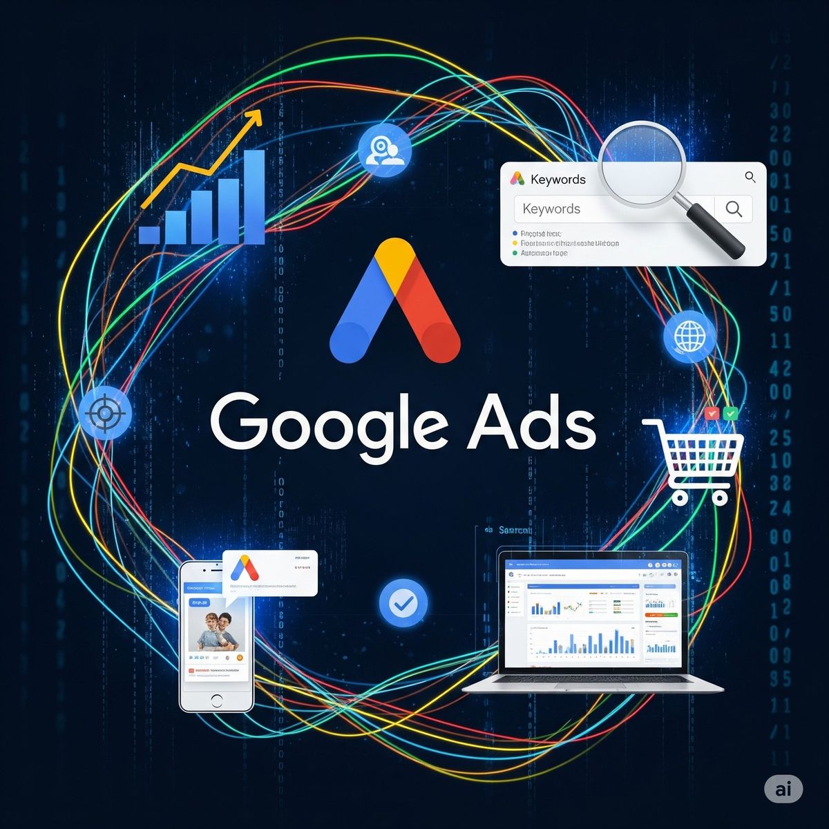 Search Advertising concept project: A search ad and results-page concept.